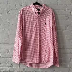 Ralph Lauren Pink Checkered Shirt